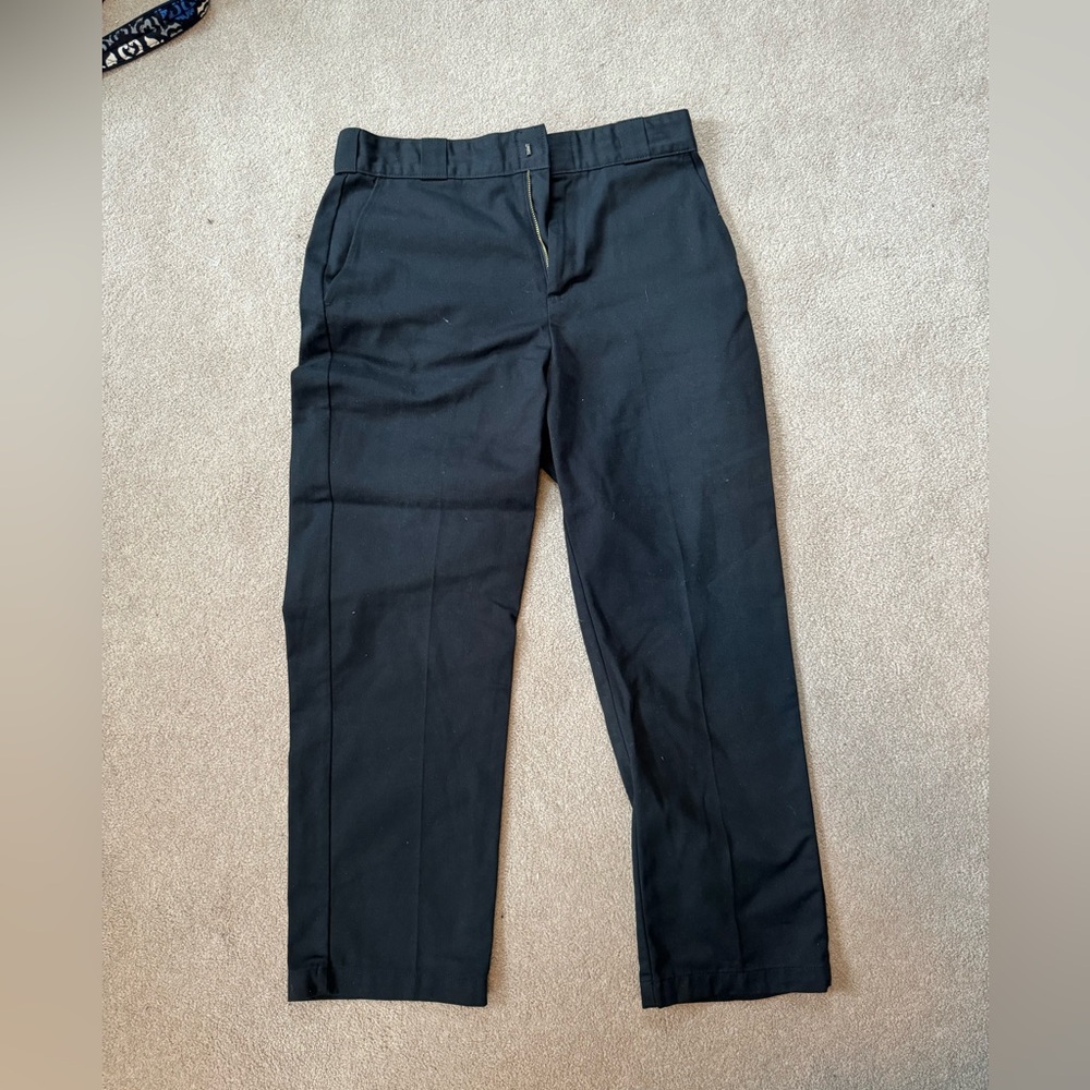Women’s Dickies pants, black, size 8